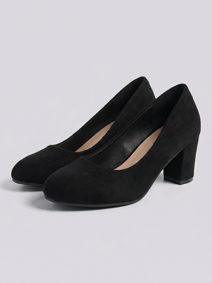 Laure™ – Escarpins à bout large et talon stable pour un confort sans douleur