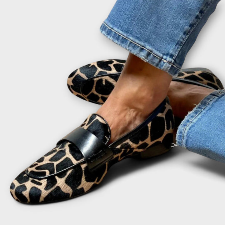 Leonie | Orthopedic Leopard Moccasin
