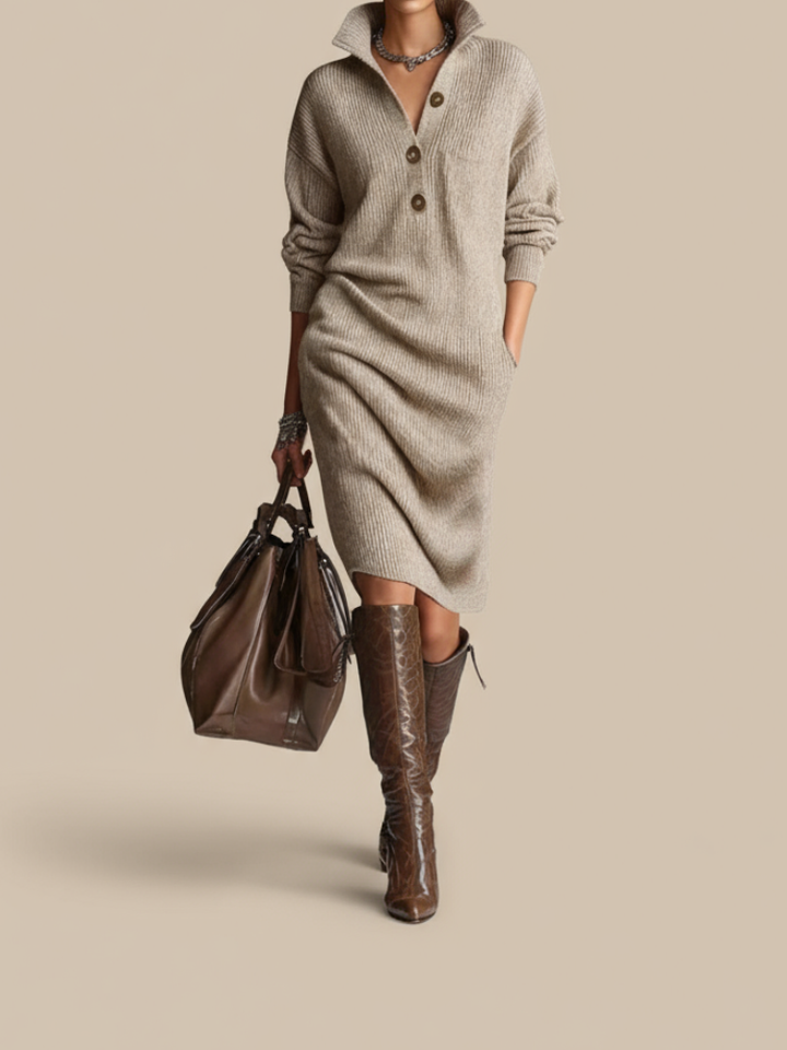 ICEY ELEGANT WINTER  DRESS