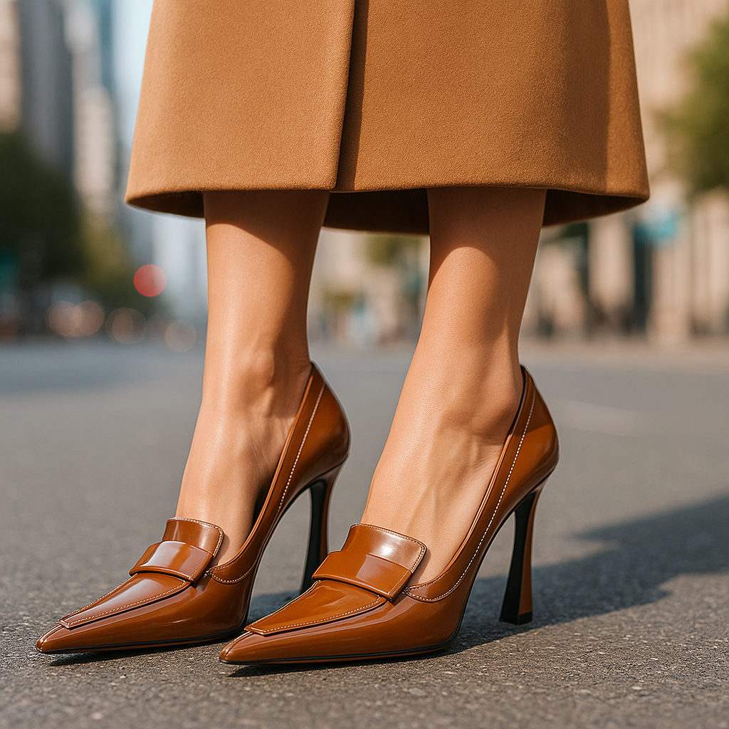 Leah | Patent Elegance Pumps