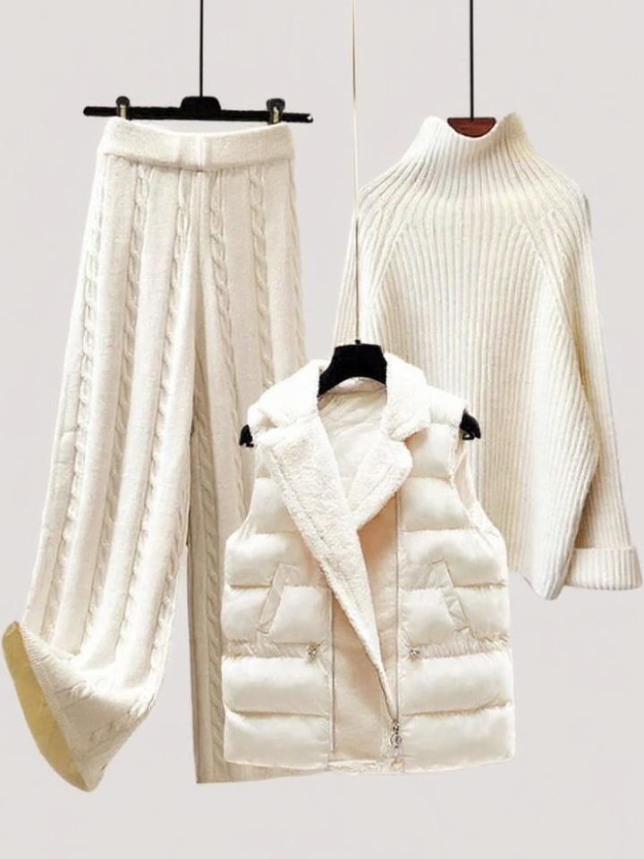 Jaelyn - Cozy Knit Three-Piece Set