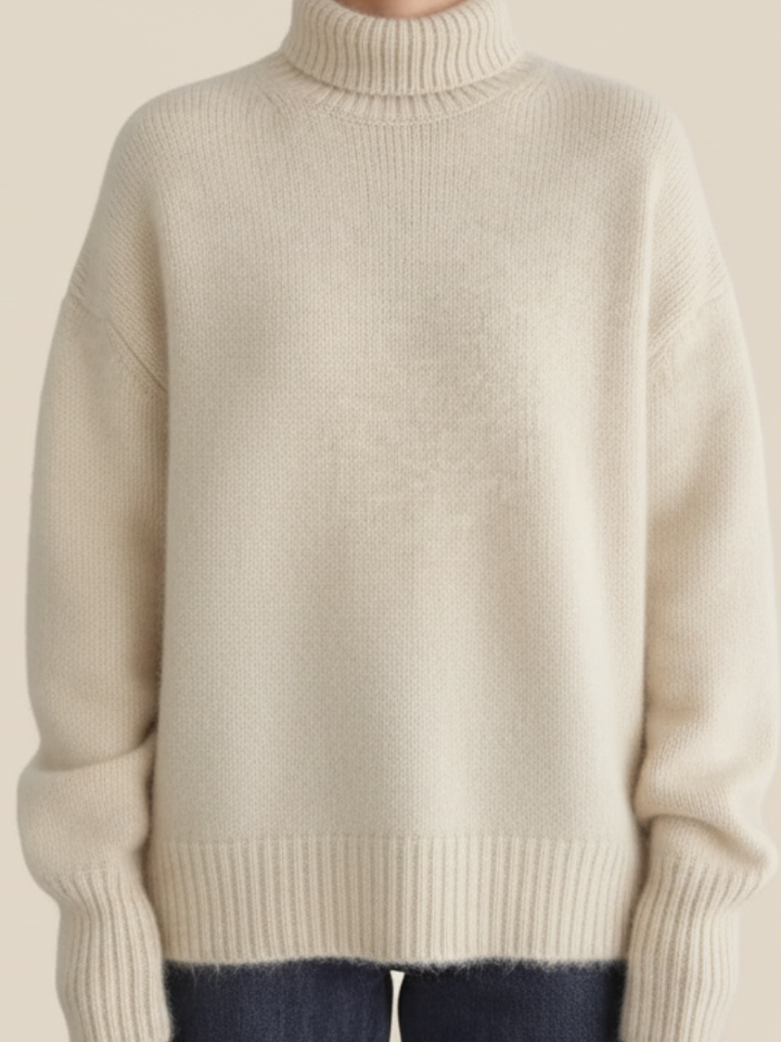 Isabella - High Neck in Cashmere