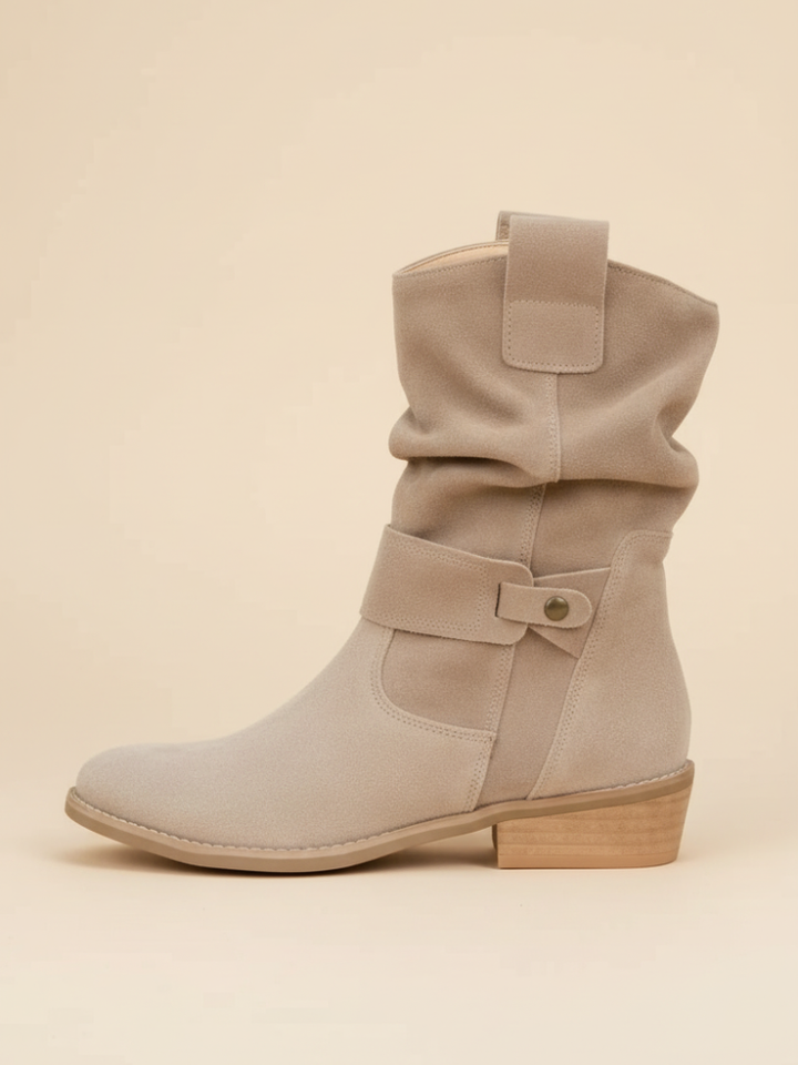 FRANCINCE | LOW HEEL ANKLE BOOTS