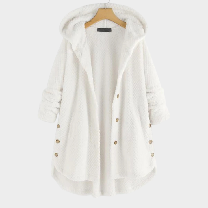 Cindy | Timeless Hooded Fleece Coat