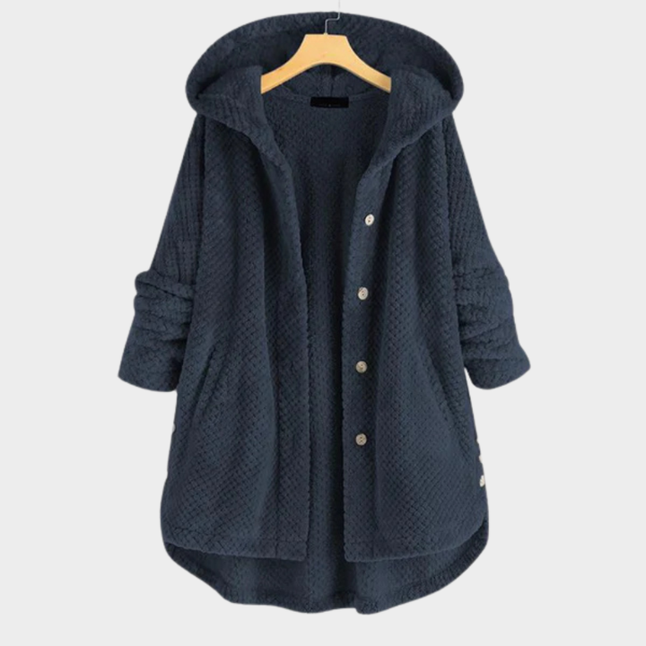 Cindy | Timeless Hooded Fleece Coat