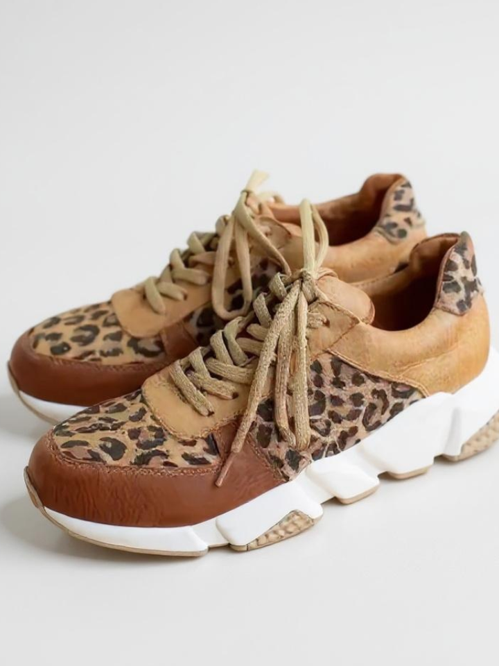 Crissa | Comfortable Leopard Sneakers