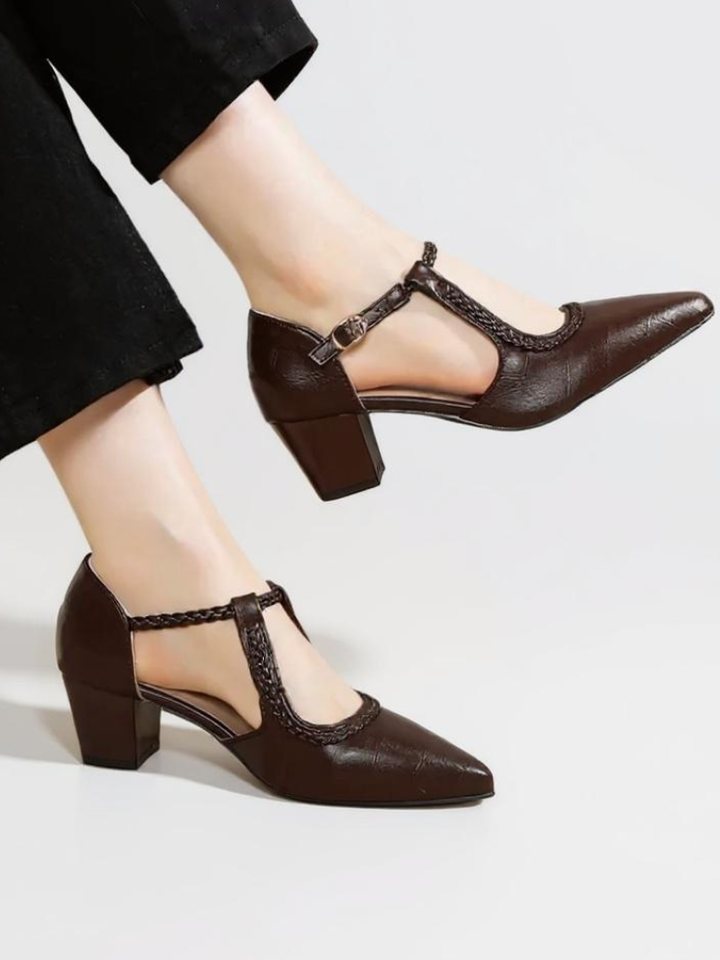 Valenti | Classic T-Strap Shoes