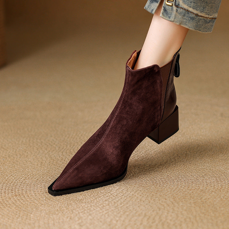 Verena | Suede Ankle boots
