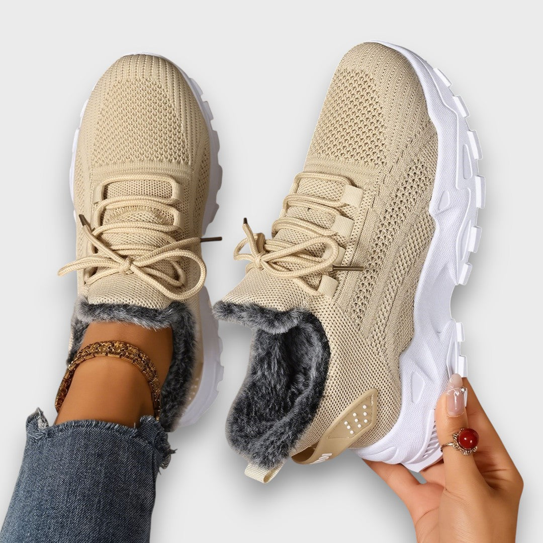 Chloe™ | Lace-Up Winter Sneakers